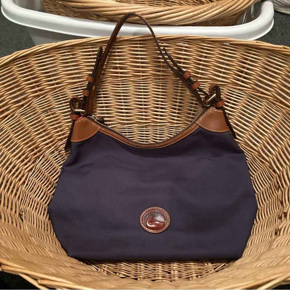 Dooney & Bourke Navy blue hobo shoulder bag